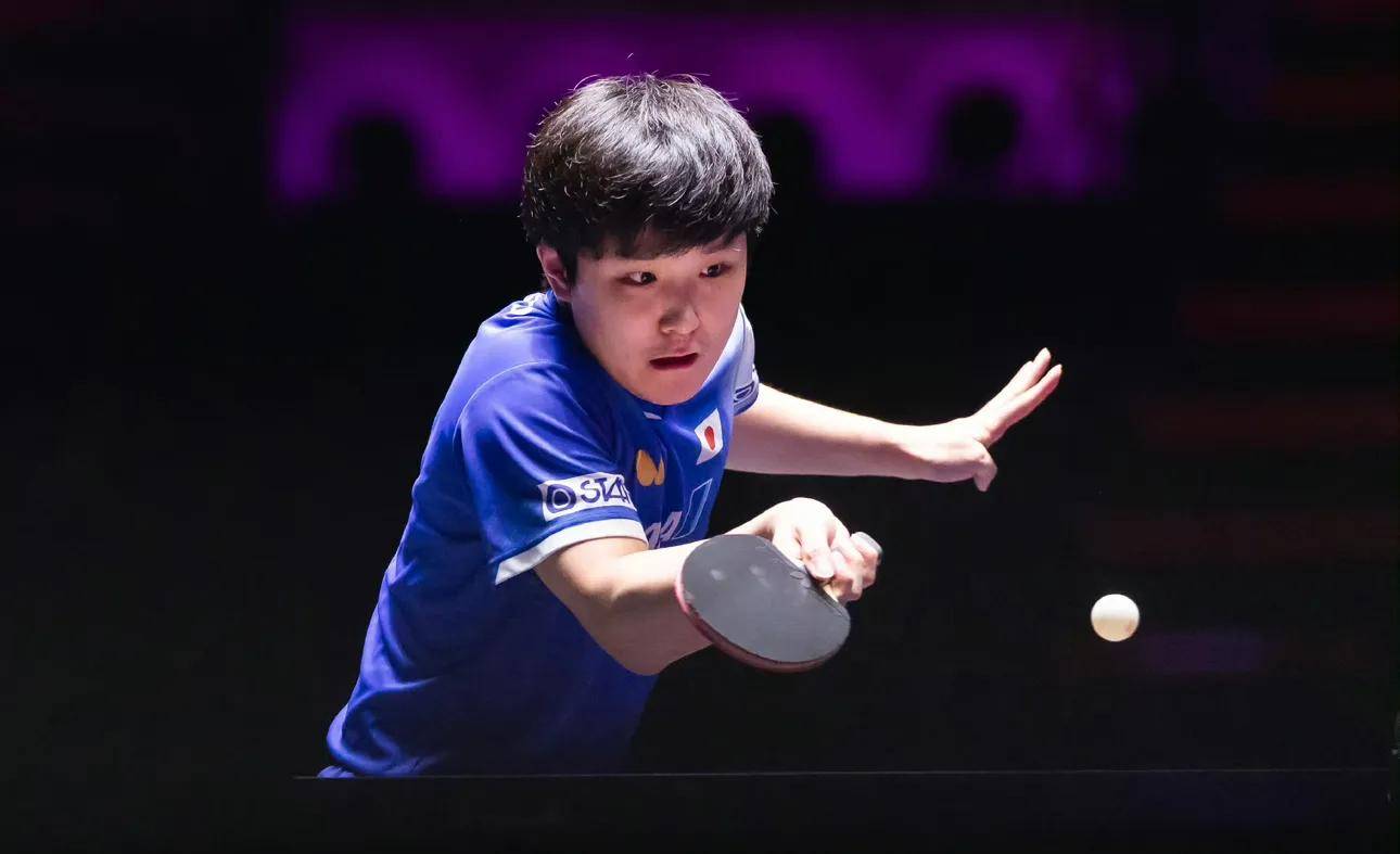 中国乒乓球队强势比利时乒乓球队，张本智和爆发神勇的简单介绍