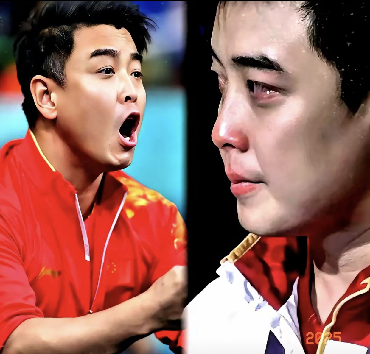 中国乒乓球队横扫英国乒乓球队，王皓统治全场